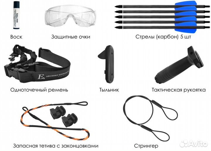 Арбалет многозарядный Ek Cobra System RX adder