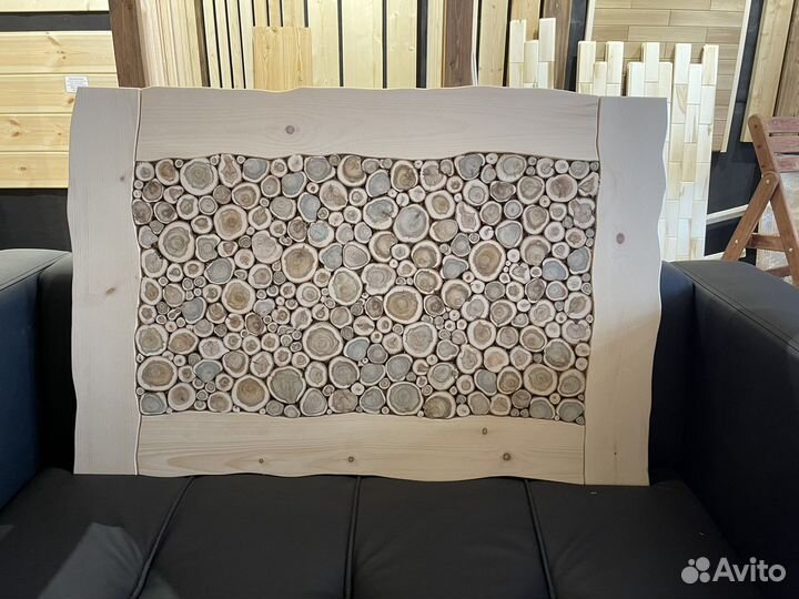 Панно из можжевельника