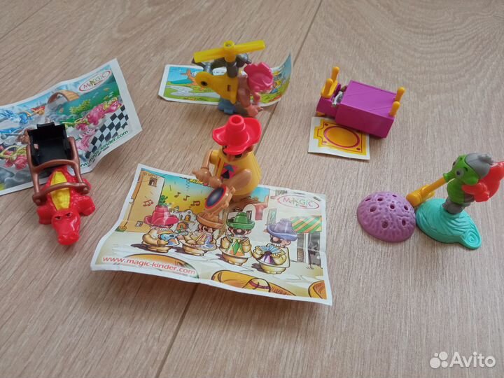 Игрушки из киндера 90х. Сборка. Разное