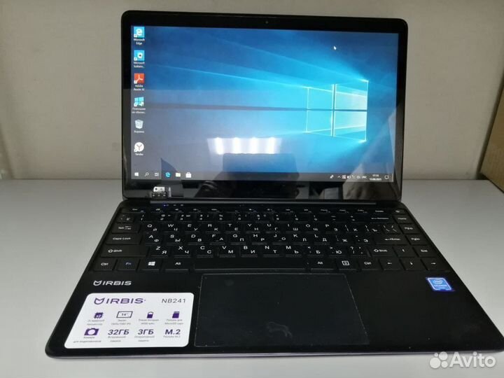 Ноутбук Irbis NB241 в разборе