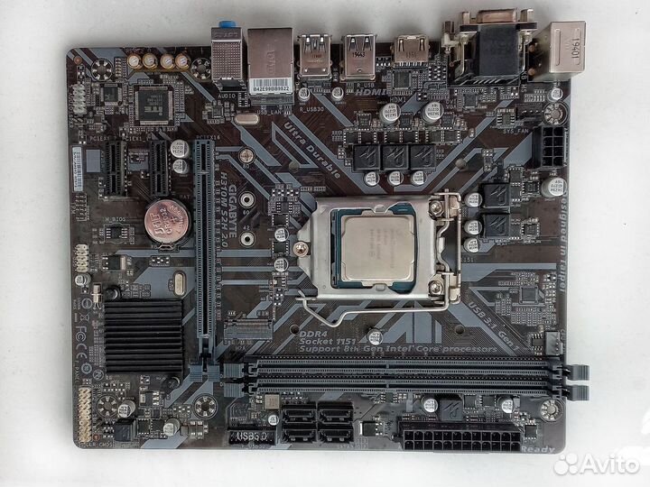 Процессор I3 8100 + материнская плата