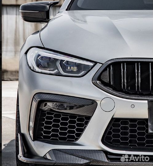 Вставки в бампер Карбон BMW M8 F92 F93 F91