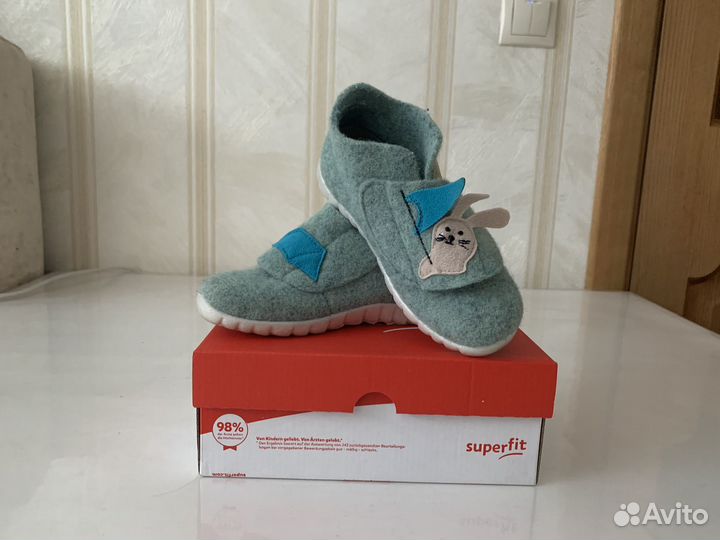 Фетровые ботиночки Happy от Superfit, 25 размер