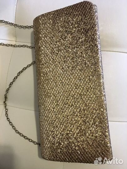 Клатч золото