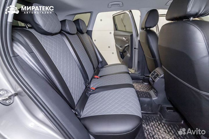 Авточехлы Шкода Карок / Экокожа Ромб