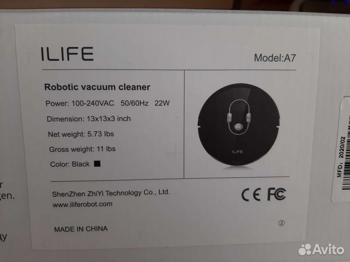 Беспроводной робот пылесос ilife a7 wifi