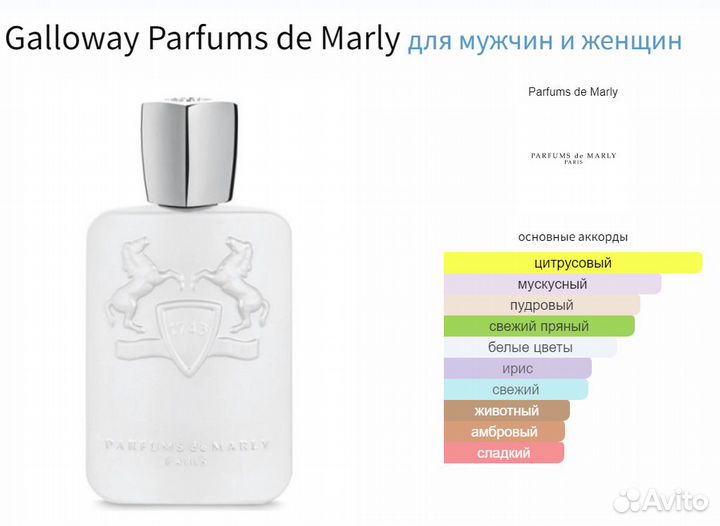 Parfums de Marly коллекция ароматов (пробники)