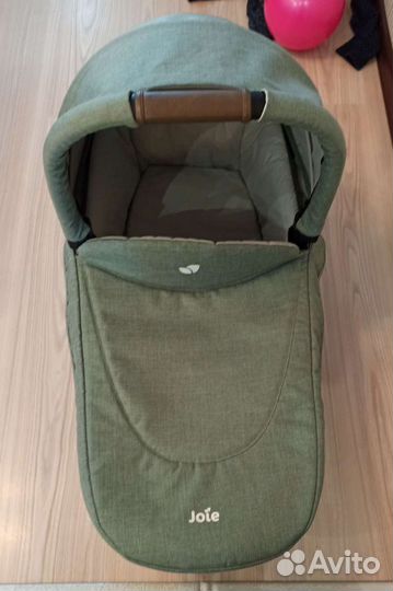 Коляска 2в1 Joie Litetrax 4+люлька Joie Rambler XL