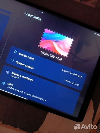 Планшет lenovo y700 2023