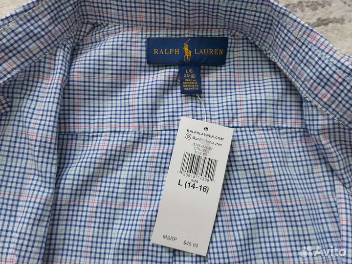 Новая рубашка для мальчика Ralph Lauren р. L