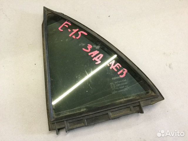 Стекло двери задней левой Toyota Corolla E15