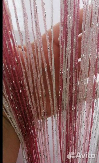 Занавески нити. В идеальном состоянии