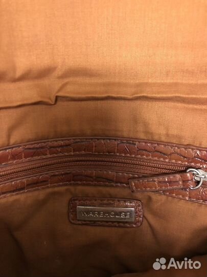 Клатч овый кожа