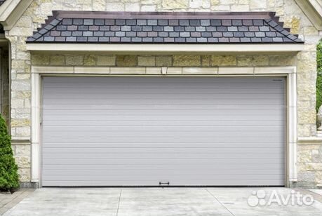 Секционные ворота с установкой