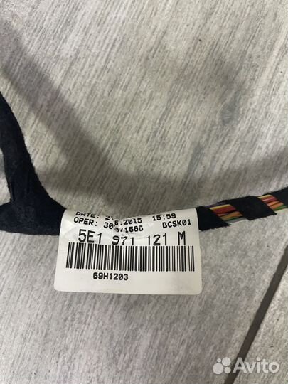 Проводка передней правой двери Шкода Октавия А7