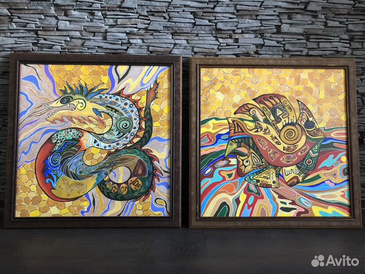 Картина на холсте «Дракон»