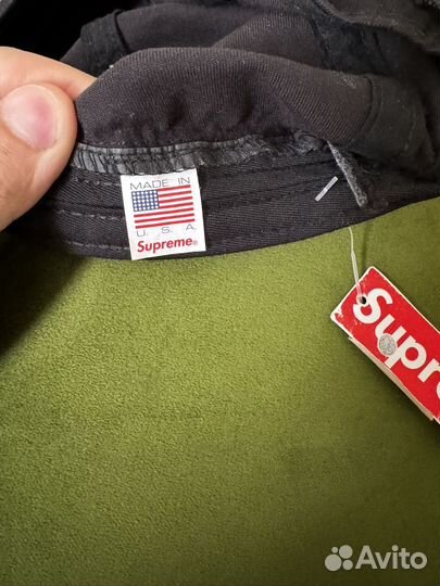 Кепка Supreme black Box Logo Camp Cap