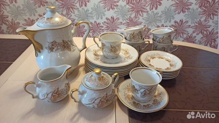 Сервиз кофейный на 6 персон Фарфор Польша Karolina