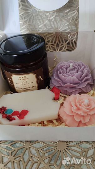 Ароматическая свеча ручной работы