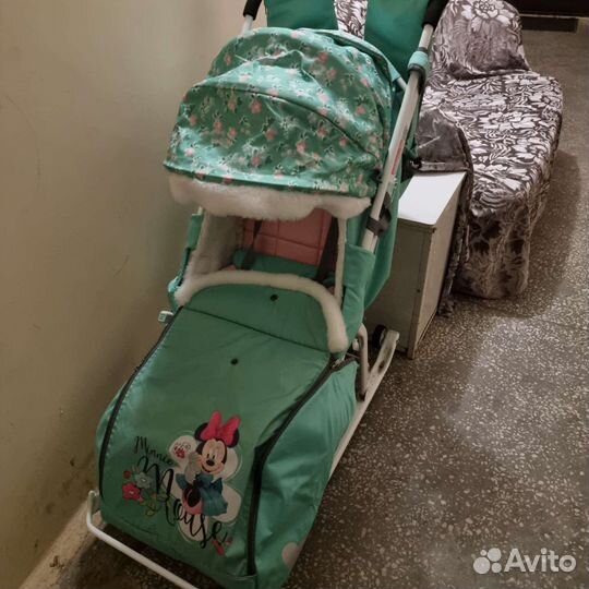 Коляска санки