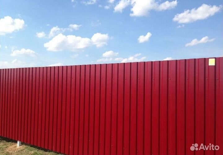 Забор из профнастила профессионально под ключ