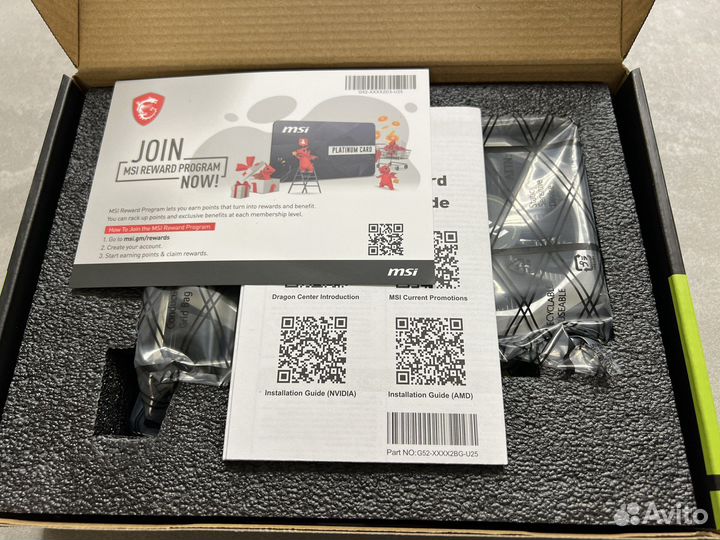 GTX 1650-4gb MSI Ventus. Новая