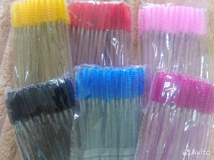 Нейлоновые щёточки для наращивания ресниц