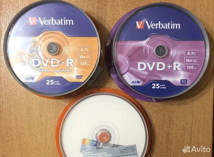 Болванки verbatim dvd и не только