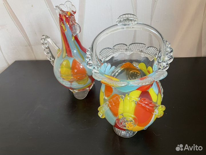 Цветное стекло СССР Винтаж