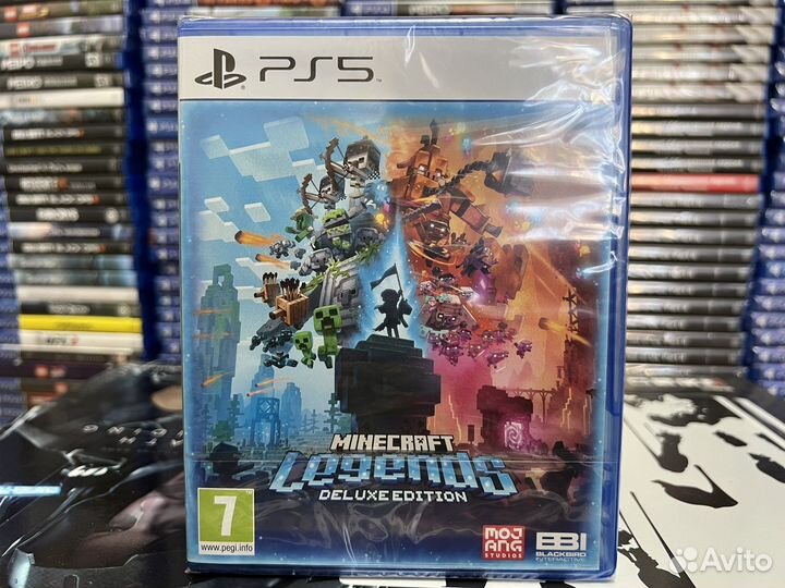 Диск Minecraft Legends Deluxe PS5 / Новый