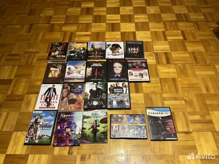 DVD с фильмами. Б/у
