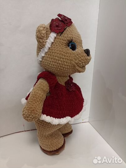 Вязаная игрушка Амигуруми Мишутка