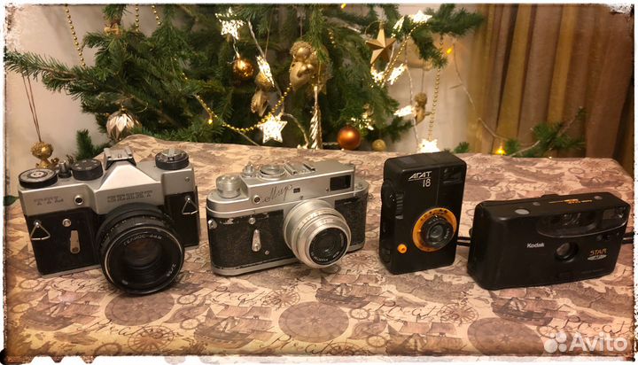 Фотоаппараты: Зенит TTL + Мир + Агат 18 + Kodak