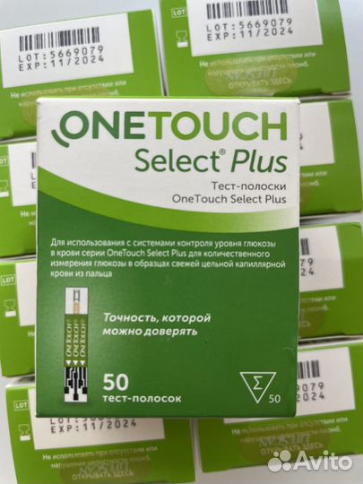 Тест полоски one touch select plus