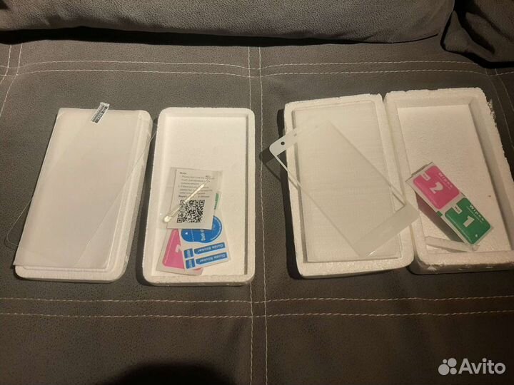 Защитное стекло Huawei nova и Redmi note 8 pro