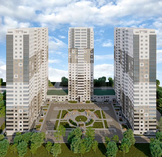 3-к. квартира, 98 м², 5/27 эт.