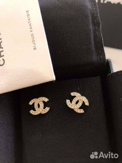 Серьги chanel