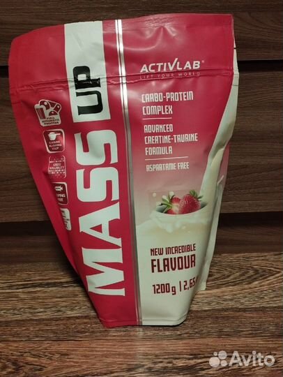 Гейнер Activlab 1200 г, клубника