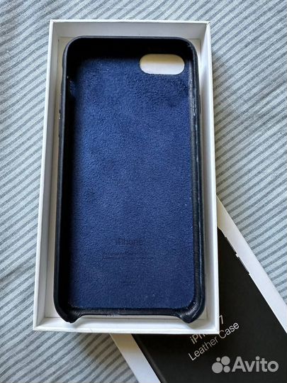 Чехол для iPhone 7/8/SE Leather Case, бу, нат кожа