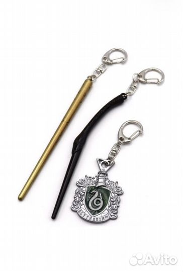 Набор коллекционных брелков Гарри Поттер 3 штуки