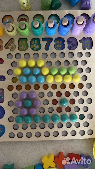 Деревянный сортер 7в1