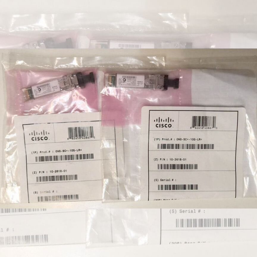 [ONS-SC+ -10G-LR] Модуль Cisco Оригинал Под Рф 7 Шт Ons-Sc+ -10g-Lr