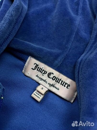 Велюровое худи Juicy Couture Made in USA