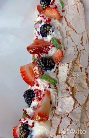 Меренговый рулет