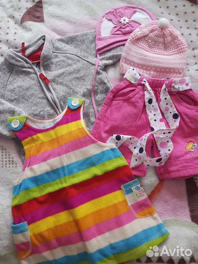 Большой пакет брендовых детских вещей до 1,5лет