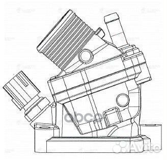 Термостат Volvo XC90 (02) 2.4D/2.5T (с алюм. к