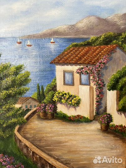 Картина Домик у моря