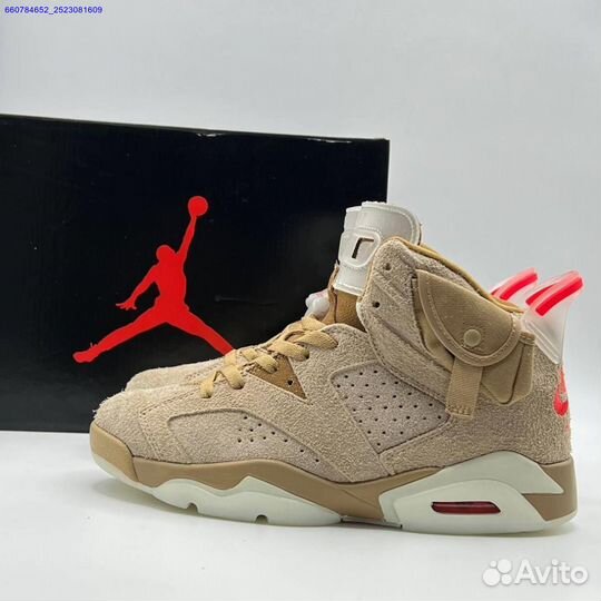 Кроссовки Nike Air Jordan 6 Retro x Travis Scott (Арт.95427)