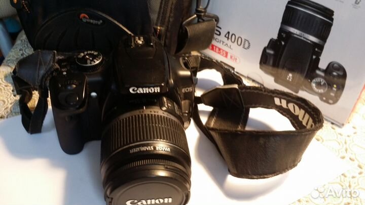 Фотоаппарат Canon EOS 400D kit + сумка lowepro