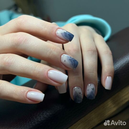 Наращивание, гель лак